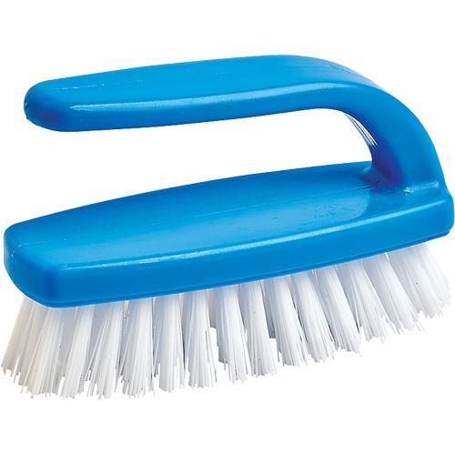 Nail Cleaning Brush, 4" L, Synthetic Bristles, Blue/White Rideout Tool & Machine Inc.