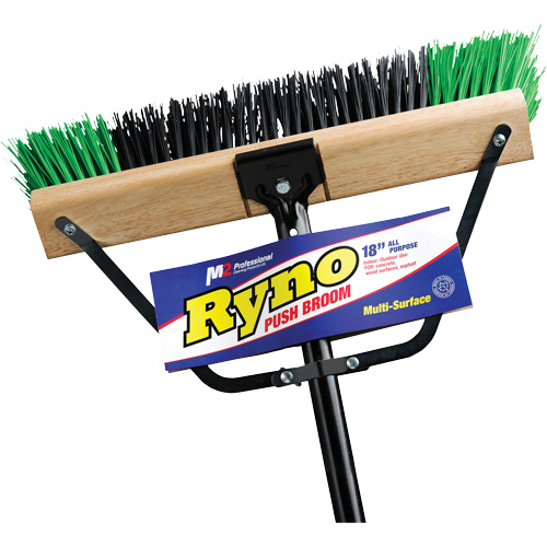Balai-brosse &agrave; manche renforc&eacute; Ryno, 18", Ferme, Soies PVC Rideout Tool & Machine Inc.