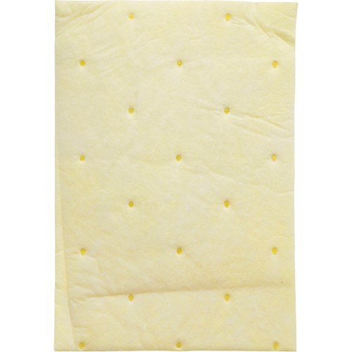 Tampon absorbant haute capacit&eacute; pour produits chimiques, Mati&egrave;res dangereuses, 14,5" x 9,25", 26,3 gal d'absorption Rideout Tool & Machine Inc.