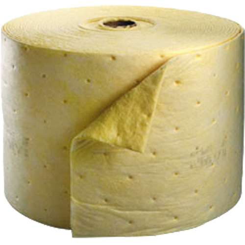 Chemical Sorbent Roll, Heavyweight, 150' L x 15.25" W, 35.9 gal Absorbancy Rideout Tool & Machine Inc.