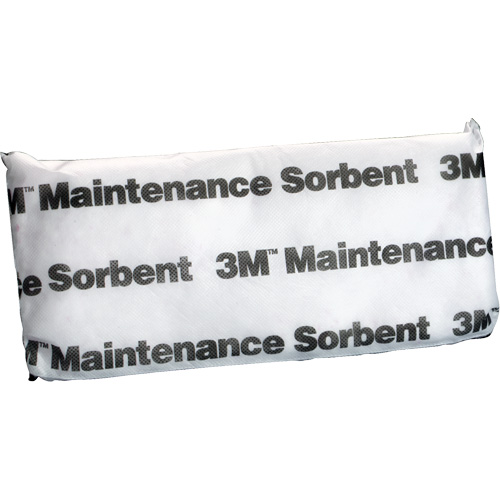 Maintenance Sorbent Pillow, Oil Only, 15" L x 7" W, 12.6 gal Absorbency/Pkg. Rideout Tool & Machine Inc.