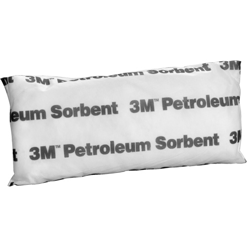 Petit tampon absorbant pour produits p&eacute;troliers, Huile seulement, 15" lo x 7" la, 12,7 gal absorption/pqt Rideout Tool & Machine Inc.