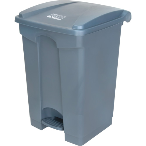 Poubelle &agrave; p&eacute;dale, Plastique, Capacit&eacute; 12 gal. US Rideout Tool & Machine Inc.