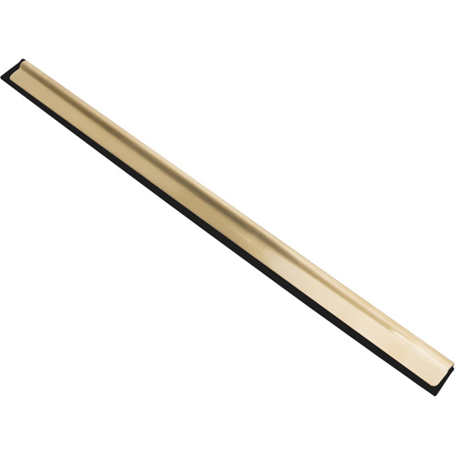 Window Squeegee Blade, 14", Rubber, Brass Frame Rideout Tool & Machine Inc.