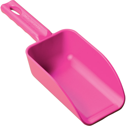 Mini Hand Scoop, Plastic, Pink, 16 oz. Rideout Tool & Machine Inc.