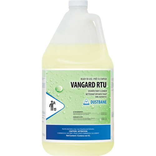 Vangard Ready-to-Use Disinfectant, 4 L, Jug Rideout Tool & Machine Inc.