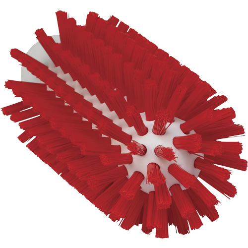 2.5" Brush, Stiff Bristles, 5-3/5" Long, Red Rideout Tool & Machine Inc.