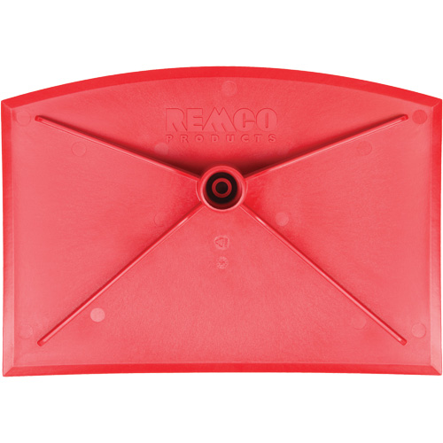 T&ecirc;te de binette pour service alimentaire, Rouge, 8" la x 11-1/4" lo Rideout Tool & Machine Inc.