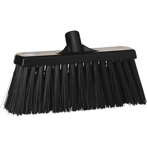Balai-brosse robuste, Crins Ferme, 13", Polyester, Noir Rideout Tool & Machine Inc.