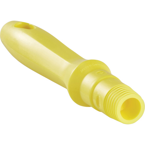 Mini Handle, Brush/Pad Holder/Scraper/Squeegee, Yellow, Standard, 6-1/4" L Rideout Tool & Machine Inc.