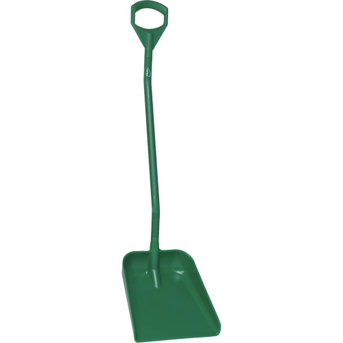 Pelle ergonomique &agrave; grande lame, Longueur de 51", Plastique, Vert Rideout Tool & Machine Inc.
