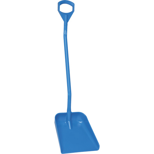 Pelle ergonomique &agrave; grande lame, Longueur de 51", Plastique, Bleu Rideout Tool & Machine Inc.