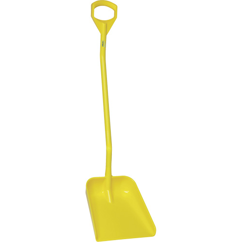 Ergonomic Large Blade Shovel, 51" Length, Plastic, Yellow Rideout Tool & Machine Inc.