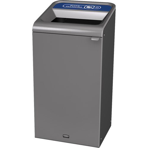 Conteneur pour d&eacute;chets de recyclage m&eacute;lang&eacute;s Configure, Vrac/Bord de rue/De bureau, Acier, 23 gal. US Rideout Tool & Machine Inc.