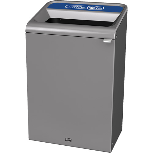 Conteneur pour d&eacute;chets de recyclage m&eacute;lang&eacute;s Configure, Vrac/Bord de rue/De bureau, Acier, 33 gal. US Rideout Tool & Machine Inc.