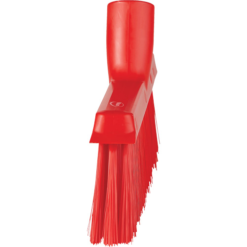 Balai biseaut&eacute; avec pas de vis inclin&eacute;, Crins Moyen, 10", Polyester, Rouge Rideout Tool & Machine Inc.