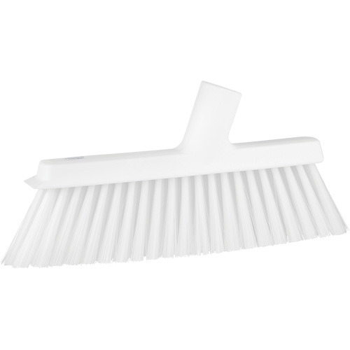 Balai biseaut&eacute; avec pas de vis inclin&eacute;, Crins Moyen, 10", Polyester, Blanc Rideout Tool & Machine Inc.
