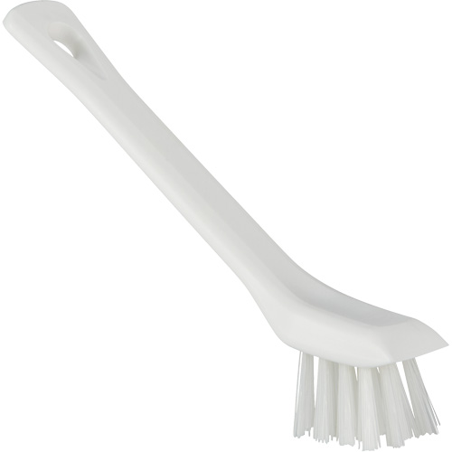 Brosse avec rebord grattoir, Soies Ferme, Longueur de 6", Blanc Rideout Tool & Machine Inc.
