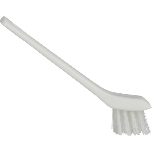Brosse avec rebord grattoir, Soies Ferme, Longueur de 6", Blanc Rideout Tool & Machine Inc.