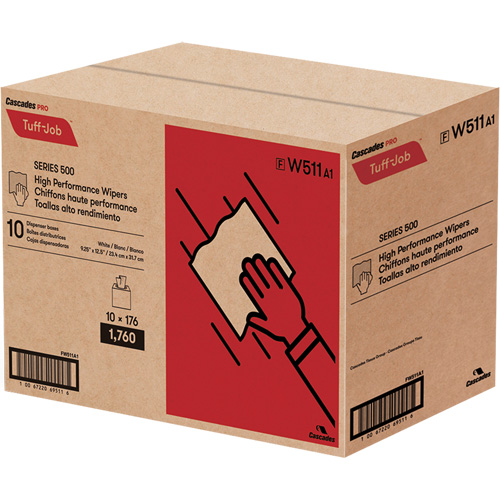 Essuie-tout Spunlace haute performance Pro Tuff-Job, Tout usage, 12-1/2" lo x 9-1/4" la Rideout Tool & Machine Inc.