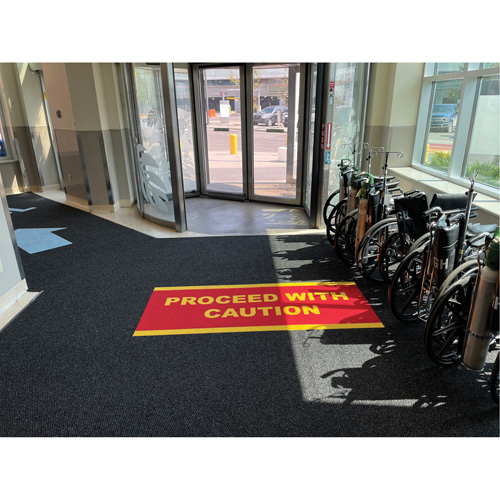 Tapis dentr&eacute;e Supreme Knob, Essuie-pieds/grattoir, 3-1/2' x 6' x 7/16", Charbon Rideout Tool & Machine Inc.