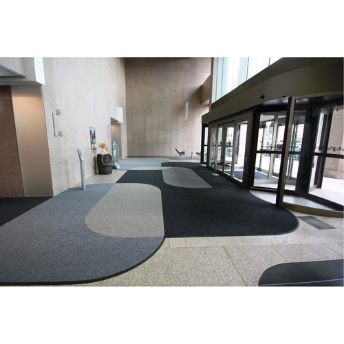 Tapis dentr&eacute;e Supreme Knob, Essuie-pieds/grattoir, 3-1/2' x 6' x 7/16", Charbon Rideout Tool & Machine Inc.