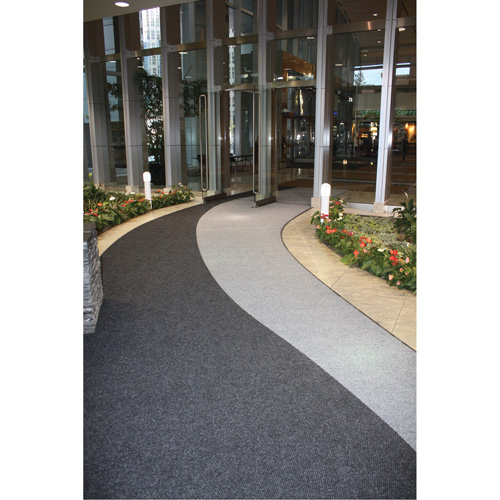 Tapis dentr&eacute;e Supreme Knob, Essuie-pieds/grattoir, 3-1/2' x 6' x 7/16", Charbon Rideout Tool & Machine Inc.