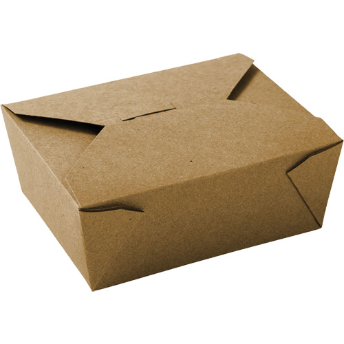 Contenants pour aliments &agrave; emporter Kraft, Ondul&eacute;, Rectangulaire Rideout Tool & Machine Inc.