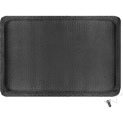 Hog Heaven Electrically Conductive Mat Kit, 4' W x 6' L, 7/8" Thickness, Black, Nitrile Rideout Tool & Machine Inc.