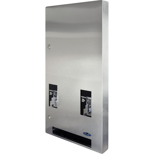 Recessed Double Napkin & Tampon Vendor Rideout Tool & Machine Inc.