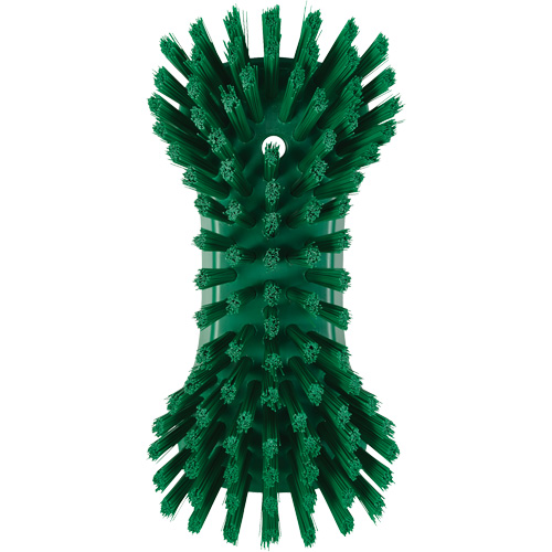 Hand Brush, Extra Stiff Bristles, 9-1/10" Long, Green Rideout Tool & Machine Inc.