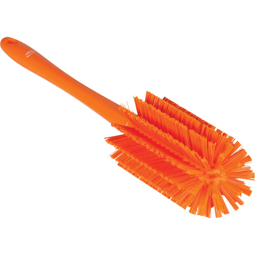 Brosse moyenne avec manche, Soies Ferme, Longueur de 17", Orange Rideout Tool & Machine Inc.