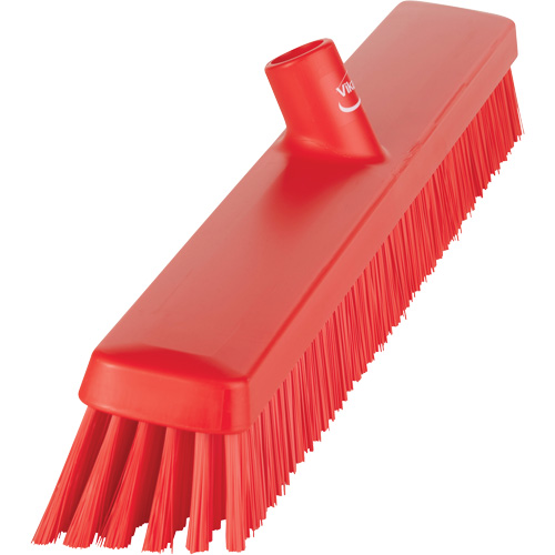 Balai-brosse robuste, Crins Fin/Ferme, 24", Rouge Rideout Tool & Machine Inc.