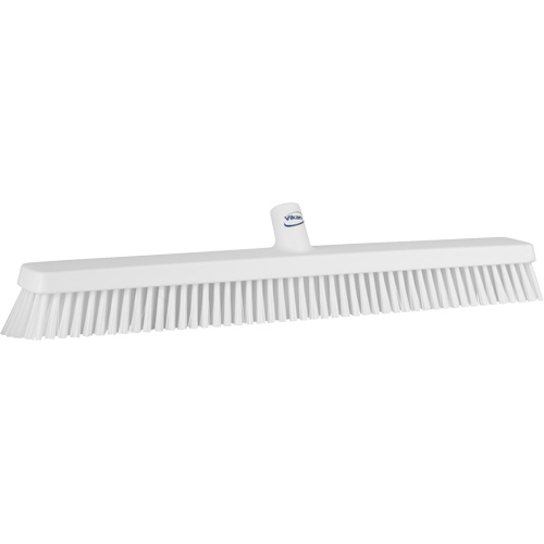 Balai-brosse robuste, Crins Fin/Ferme, 24", Blanc Rideout Tool & Machine Inc.