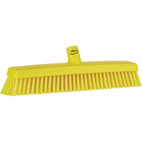 T&ecirc;te de balai-brosse, Crins Fin/Ferme, 16-1/2", Polyester/Polypropyl&egrave;ne, Jaune Rideout Tool & Machine Inc.
