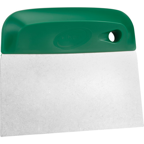 Flexible Stainless Steel Dough Cutter/Scraper, Green, 4-1/2" W x 5-3/4" L Rideout Tool & Machine Inc.