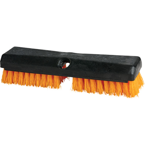 Brosse de nettoyage, 10" l, Soies Polypropyl&egrave;ne, Noir/Rouge Rideout Tool & Machine Inc.