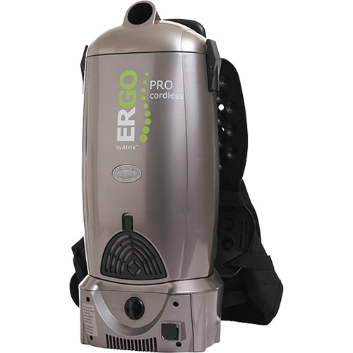 Ergo Pro Cordless Backpack Vacuum, 2 US Gal. (7.57 Litres) Rideout Tool & Machine Inc.