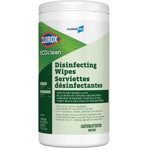 EcoClean Disinfecting Wipes, 75 Count Rideout Tool & Machine Inc.