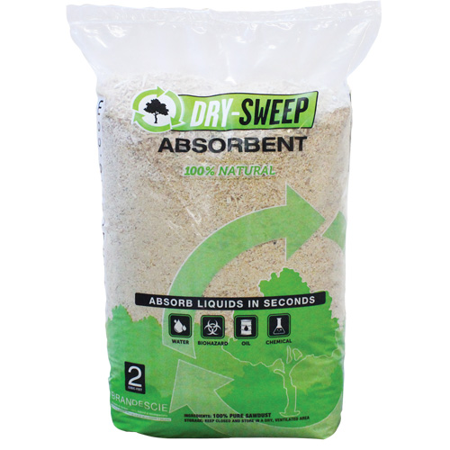 Dry Sweep Biodegradable Natural Absorbent, Bag, 22 lbs. (10 kg) Rideout Tool & Machine Inc.