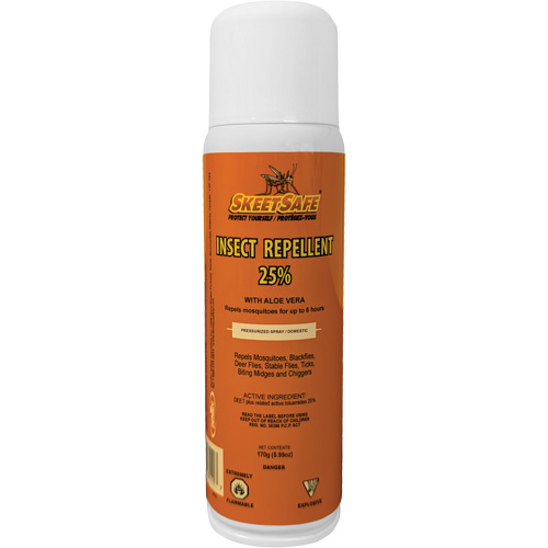 Insect Repellent, 25% DEET, Aerosol, 170 g Rideout Tool & Machine Inc.