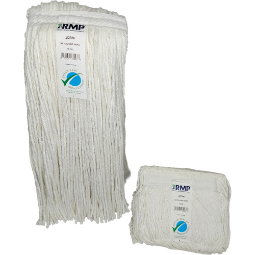 4-Ply Narrow Mop Head, Rayon, 16 oz., Cut Style Rideout Tool & Machine Inc.