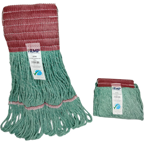 Wide-Band Mop Head, Antimicrobial/Floor Finishing/Specialty, Cotton/Rayon/Synthetic, Loop Style Rideout Tool & Machine Inc.