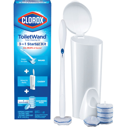 Disinfecting ToiletWand Disposable Cleaner 3-in-1 Starter Kit Rideout Tool & Machine Inc.
