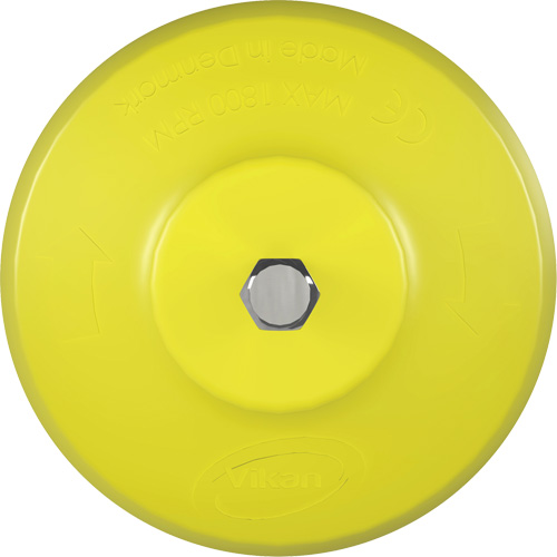 Brosse ronde HyDrive pour perceuse, Soies Tr&egrave;s ferme, Longueur de 3-1/10", Jaune Rideout Tool & Machine Inc.