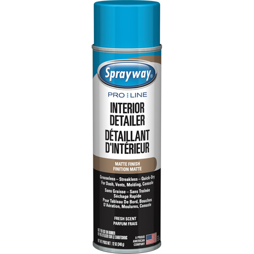 Nettoyant esth&eacute;tique automobile Pro Line avec fini mat & parfum frais Rideout Tool & Machine Inc.