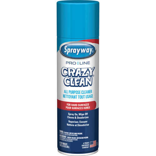 Nettoyant tout usage Pro Line Crazy Clean, 19 oz., Canette a&eacute;rosol Rideout Tool & Machine Inc.