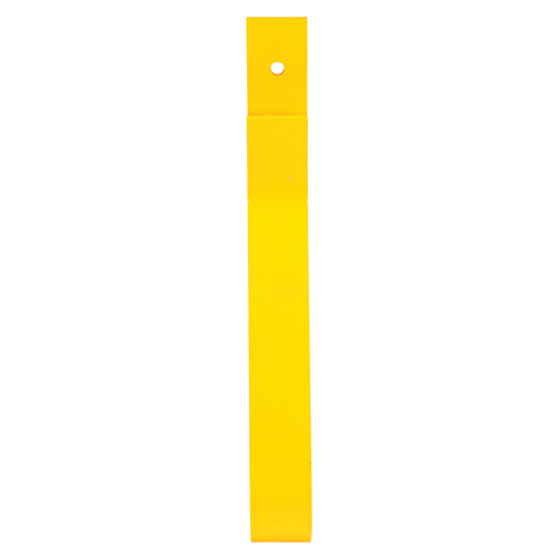 Poteau de garde-corps, Acier, 10-3/4" lo x 24" h, Jaune Rideout Tool & Machine Inc.