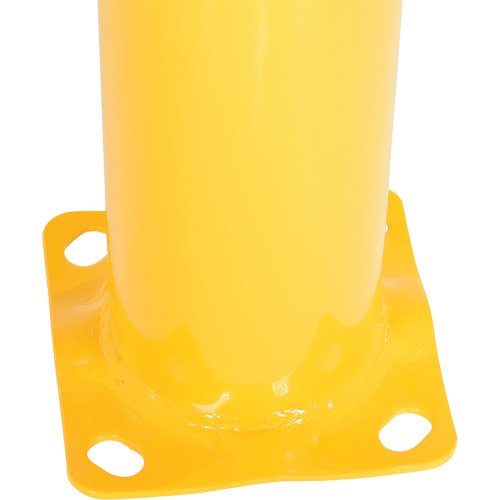 Bollard, Steel, 42" H x 5-1/2" W, Yellow Rideout Tool & Machine Inc.