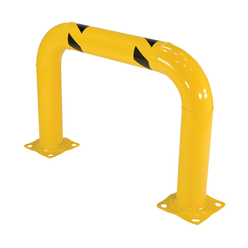 Garde-corps &agrave; profil &eacute;lev&eacute; pour machines, 3' la x 2' h, Jaune Rideout Tool & Machine Inc.